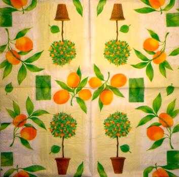 ORA-043 Oranges - 3-ply - Duni